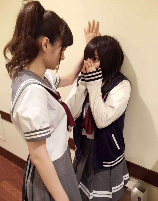 绘画素材｜女生双人