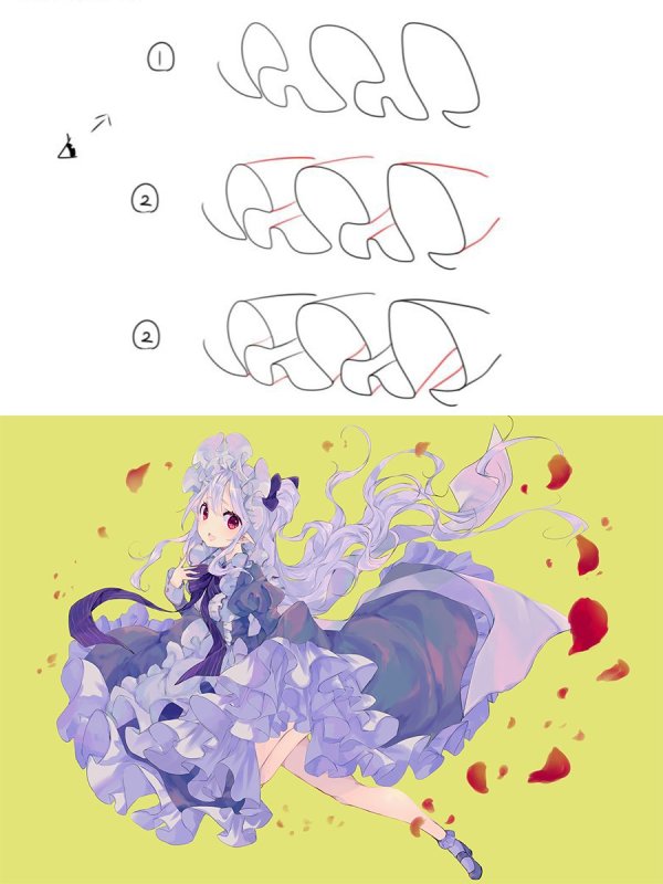 ふわふわ可愛いフリルの描き方🎀✨