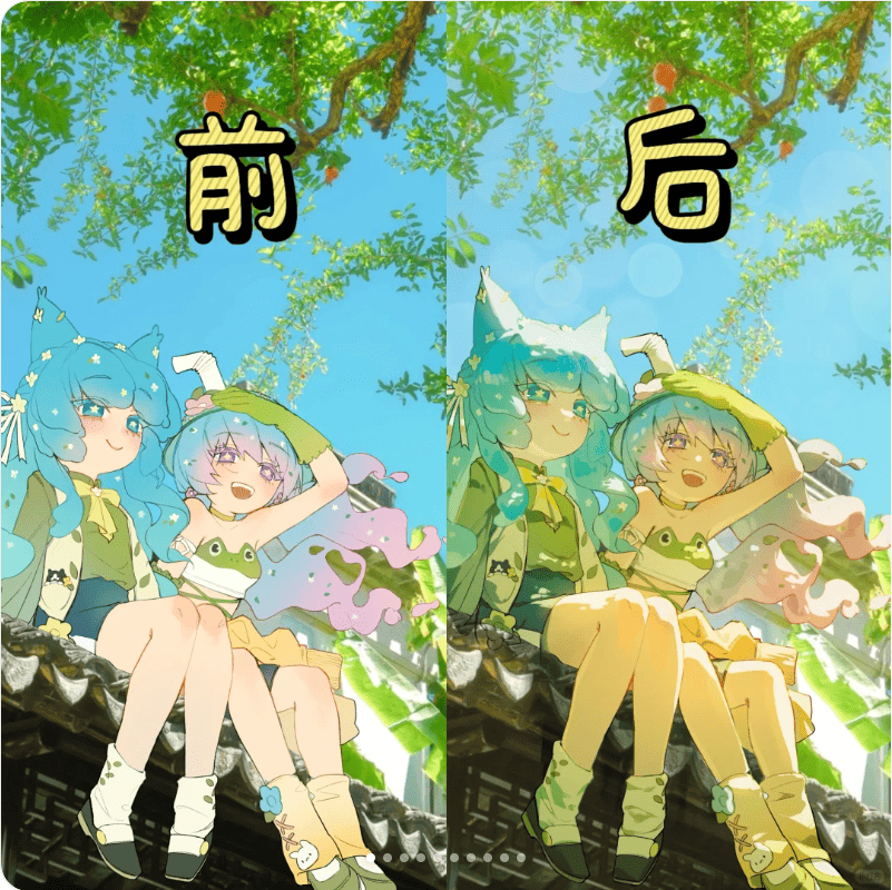 无人在意的角色融入背景教程