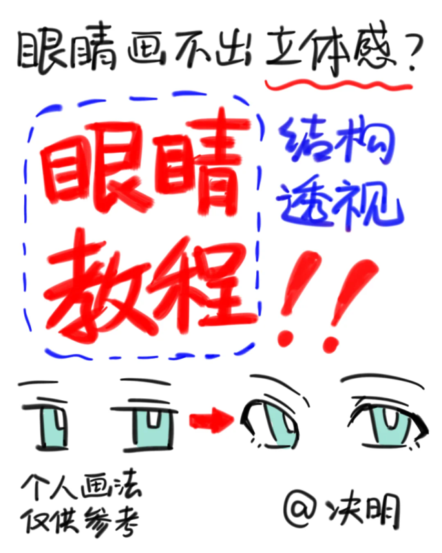 眼睛结构透视教程
