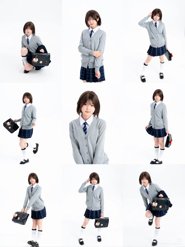 秋冬jk丨拍照姿势