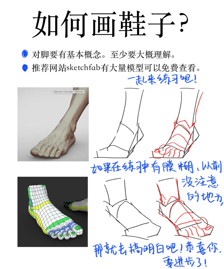 收下吧！这就是我的鞋子教程！